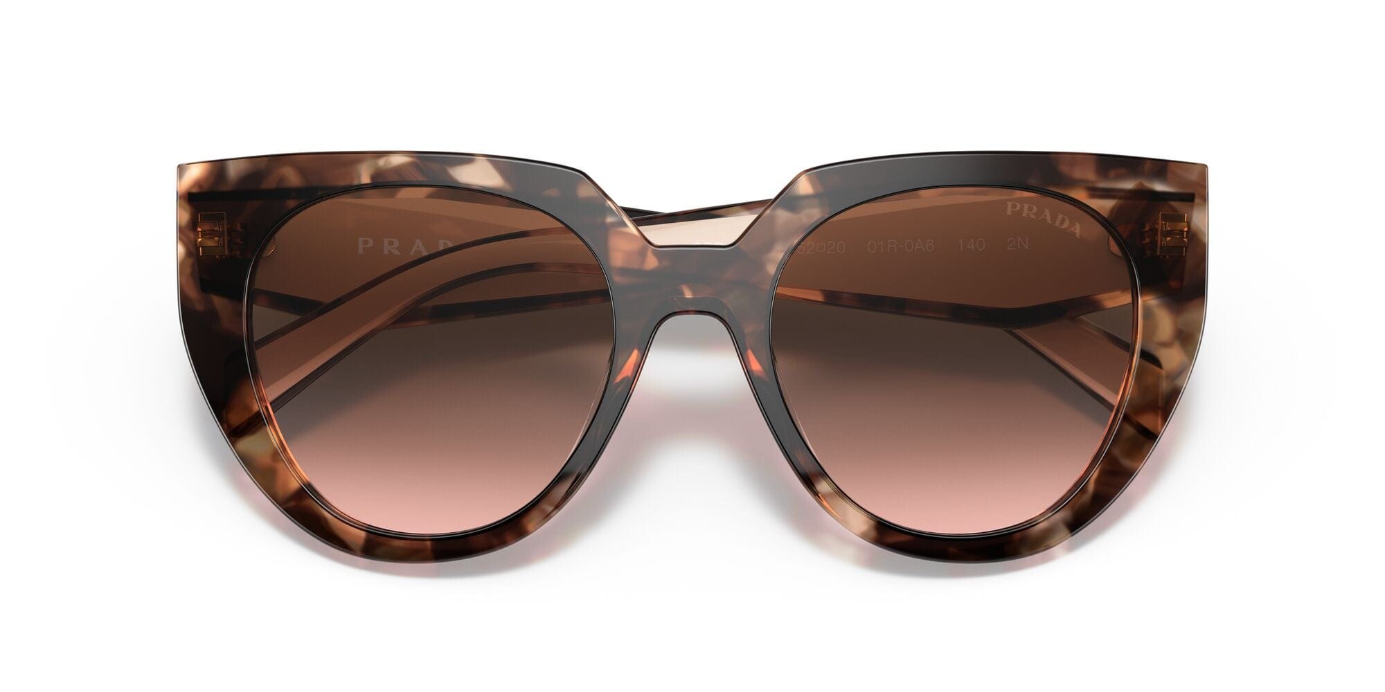 SPR14WSF 01R0A6 caramel tortoise/brown gradient lens