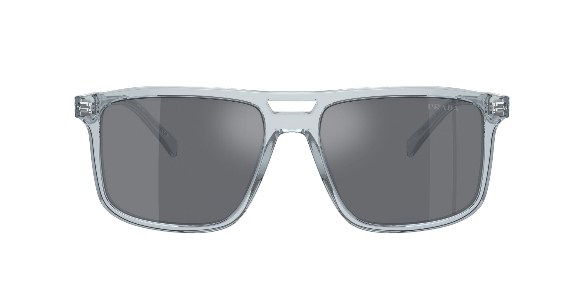 SPRA22S 19T175 (58) transparent azure/dark grey flash silver lens