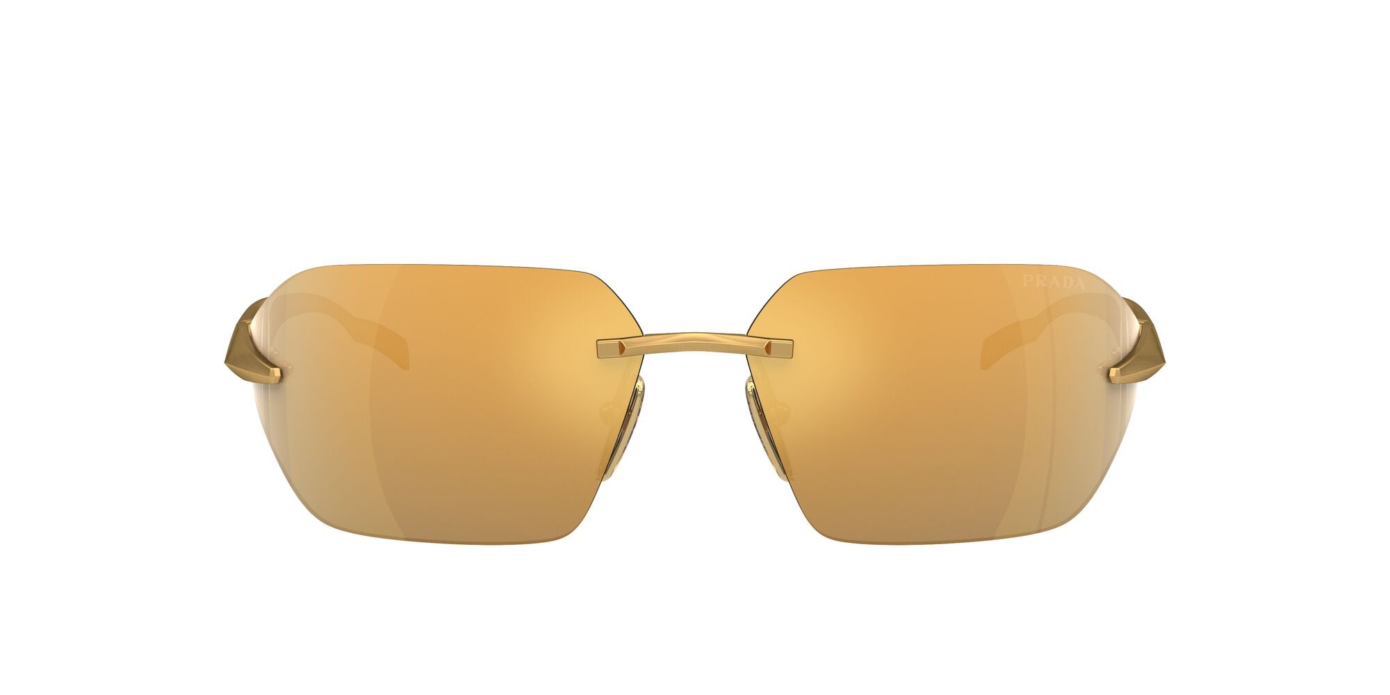 SPRA55S 15N01t satin yellow gold/brown lens