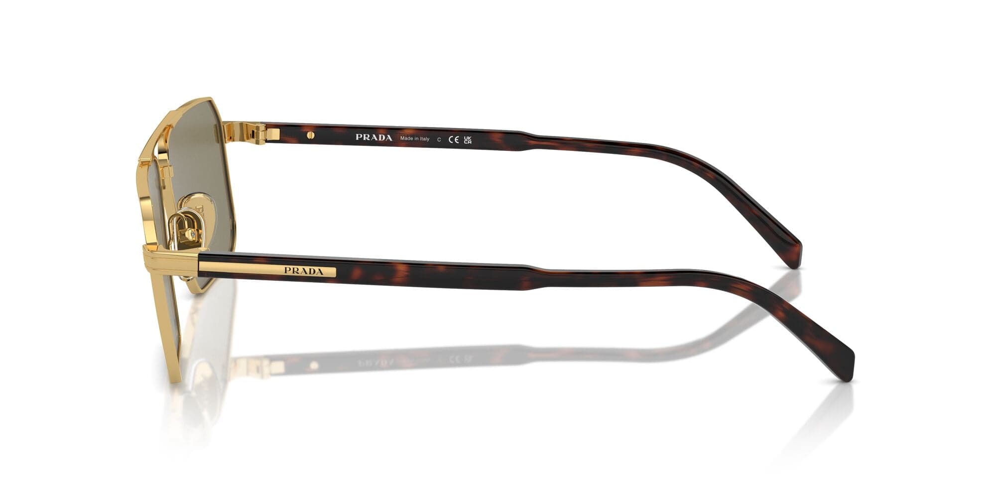 SPRA57S 5AK90F size 58 gold/light brown lens