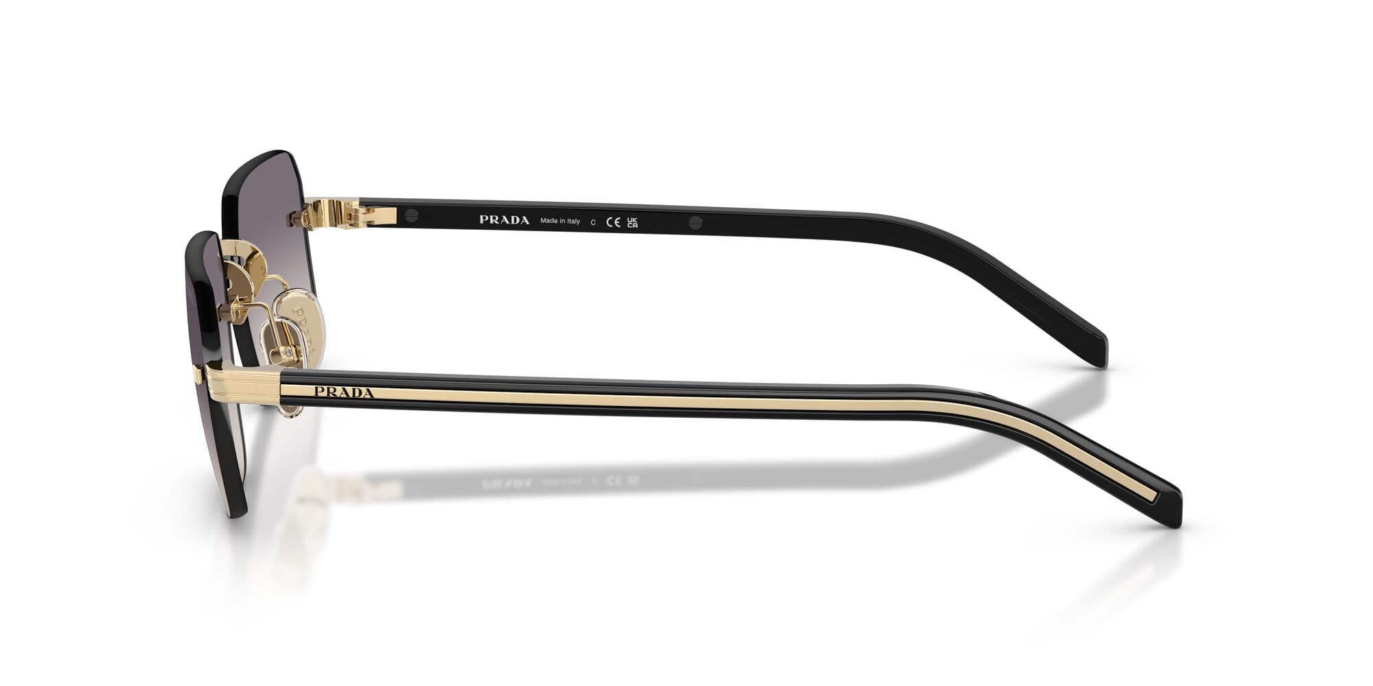 SPRD55S ZVN60W size 55 pale gold/gradient grey lens