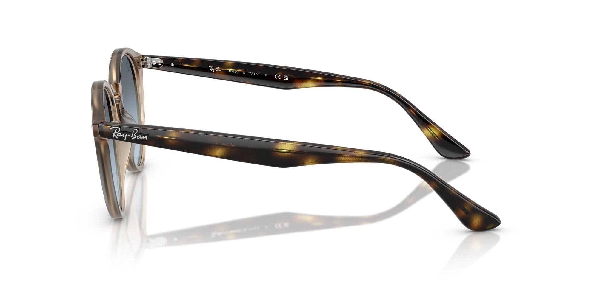 RB2180 6788V1 (51) turtledove/blue gradient grey lens