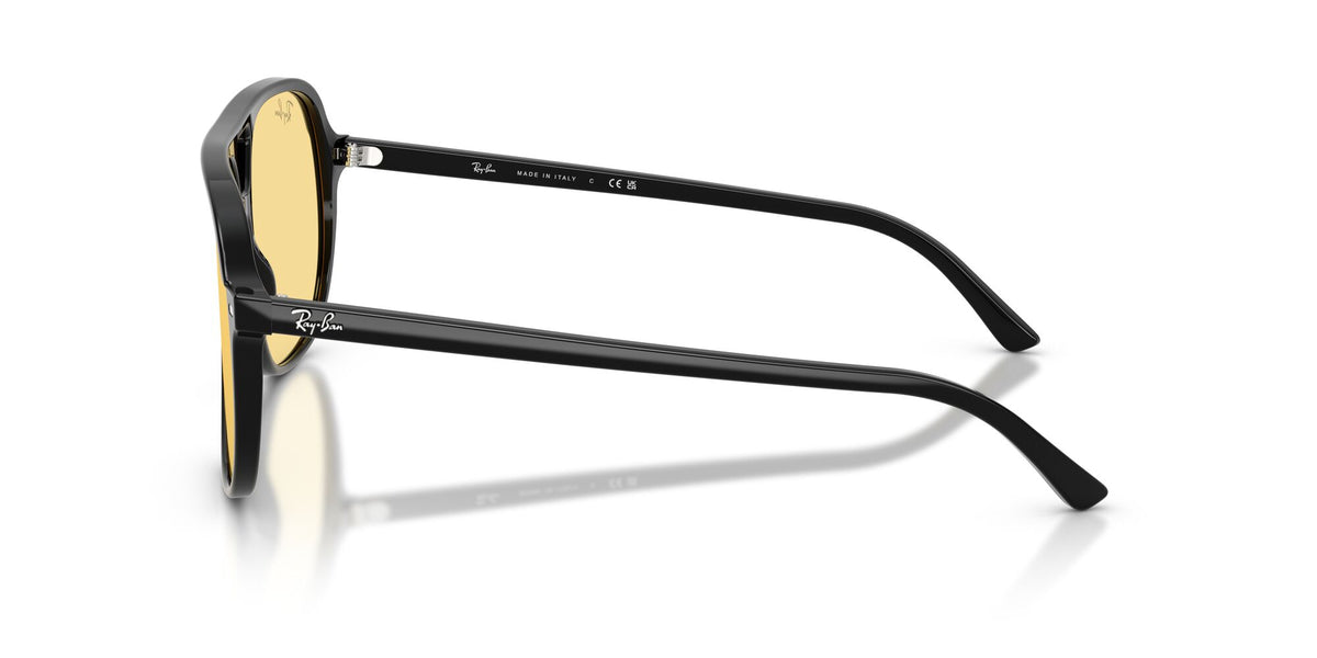 RB2198 901/R6 size 60 black/yellow lens