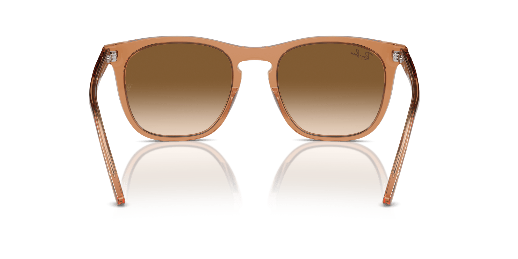 RB2210 676451 size 53 transparent brown/brown gradient lens