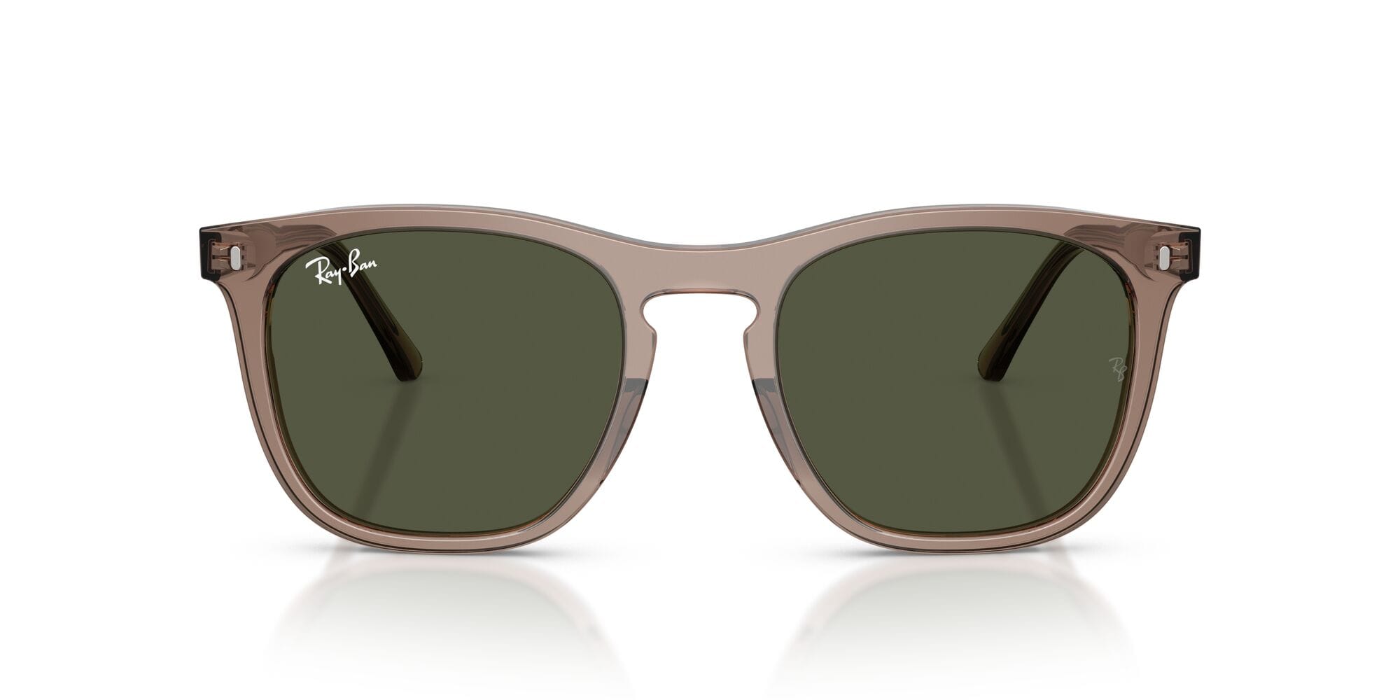 RB2210 845731 size 53 transparent light brown/blue lens