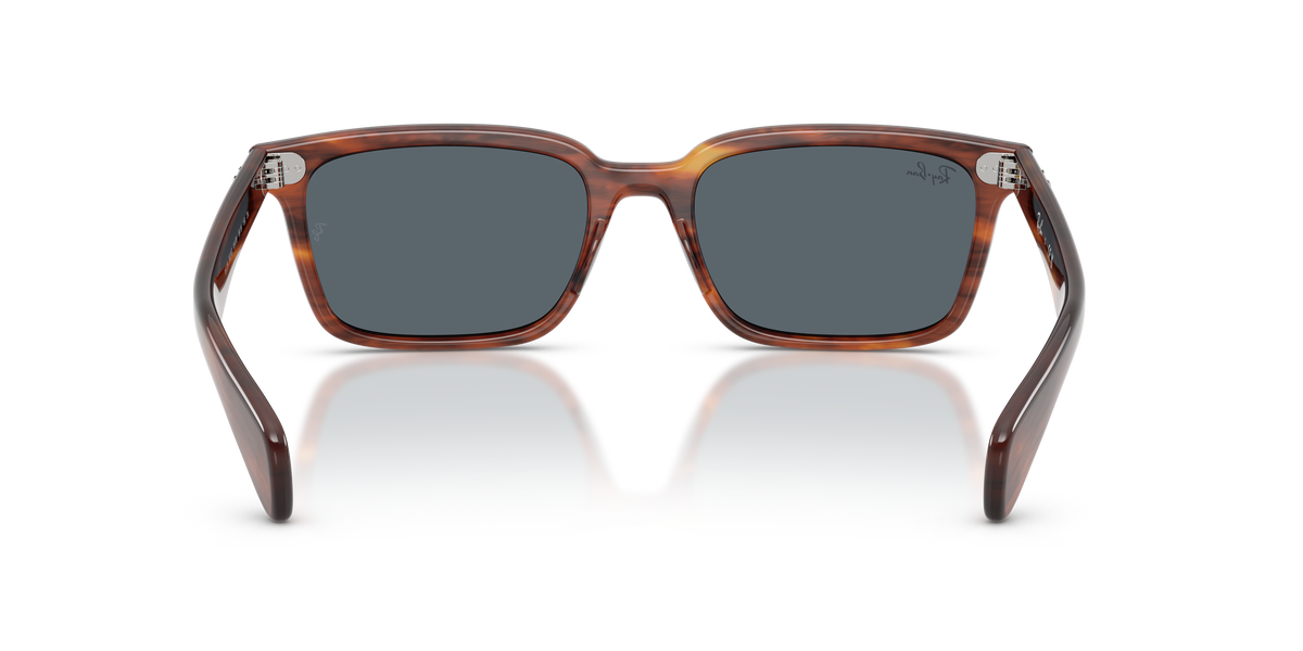 RB2234 954/R5 size 53 striped havana/blue lens sunglasses