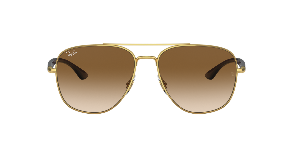 RB3683 001/51 gold/ brown gradient lens sunglasses