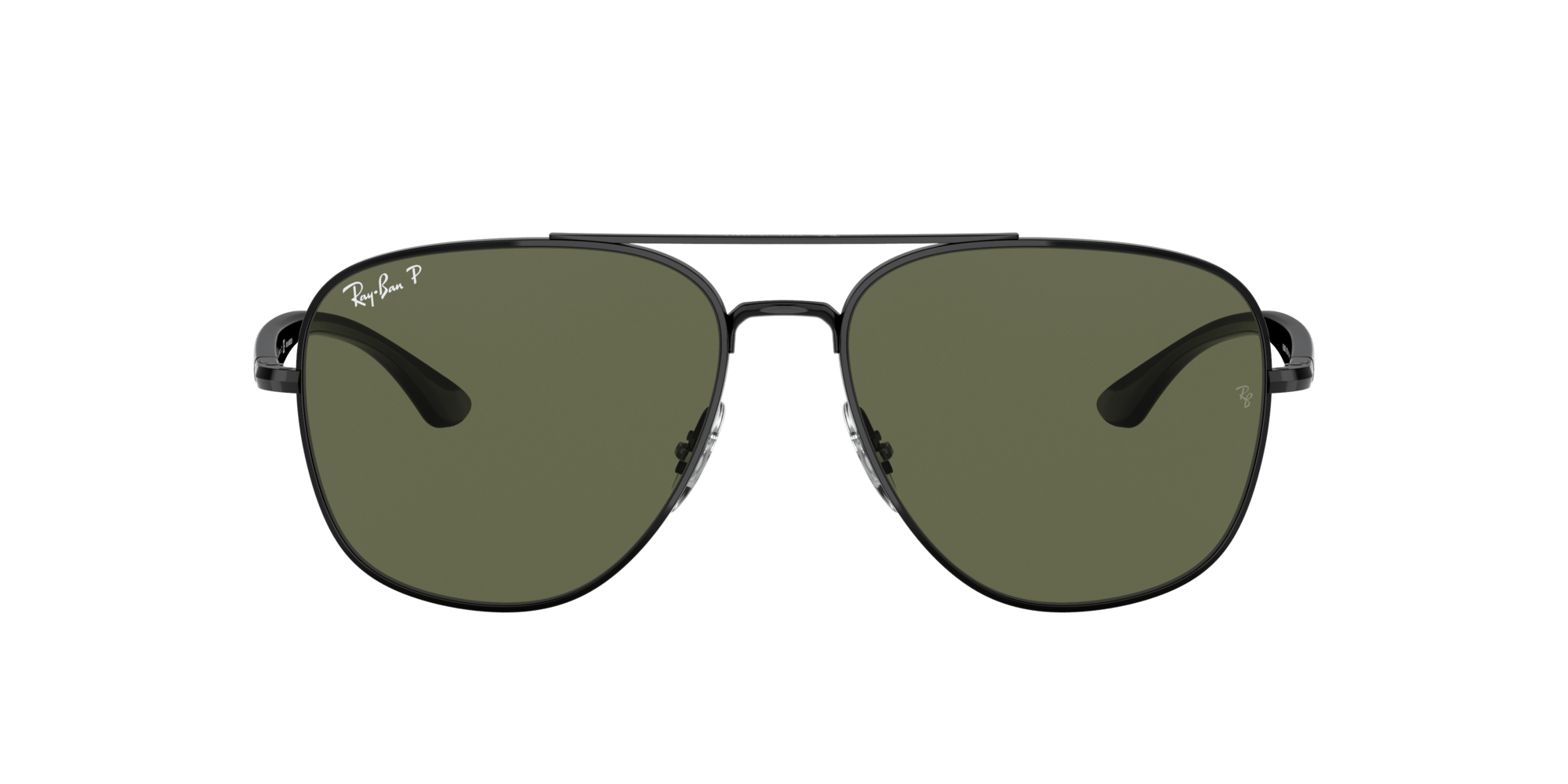 RB3683 002/58 size 56 black/G15 glass polarised lens