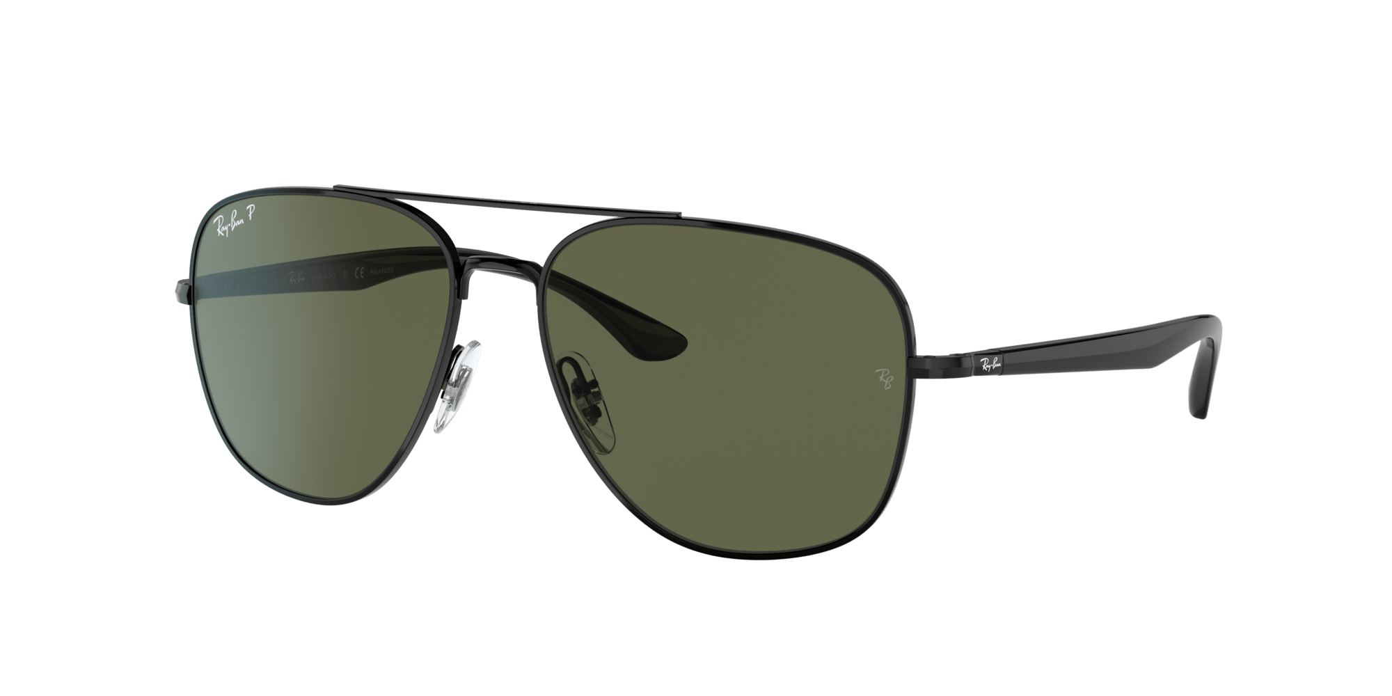 RB3683 002/58 size 56 black/G15 glass polarised lens