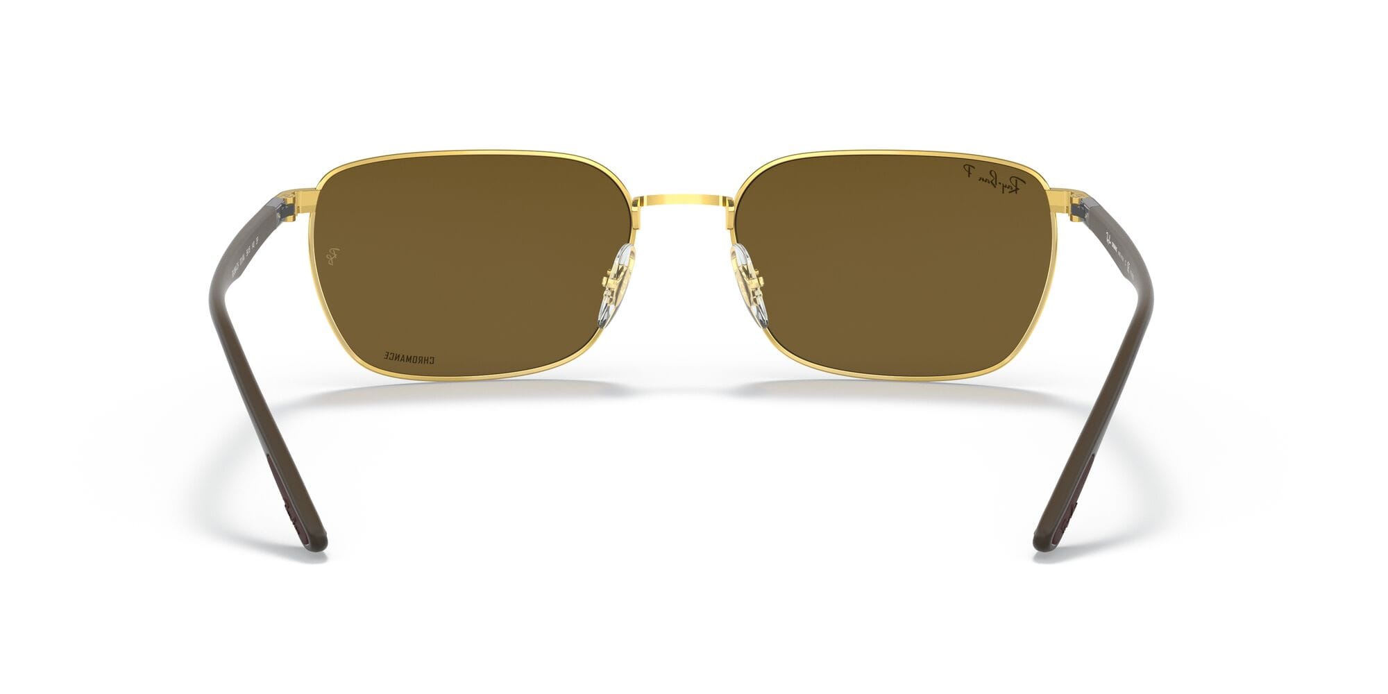 RB3684CH 001/AN gold/ brown polarised lens