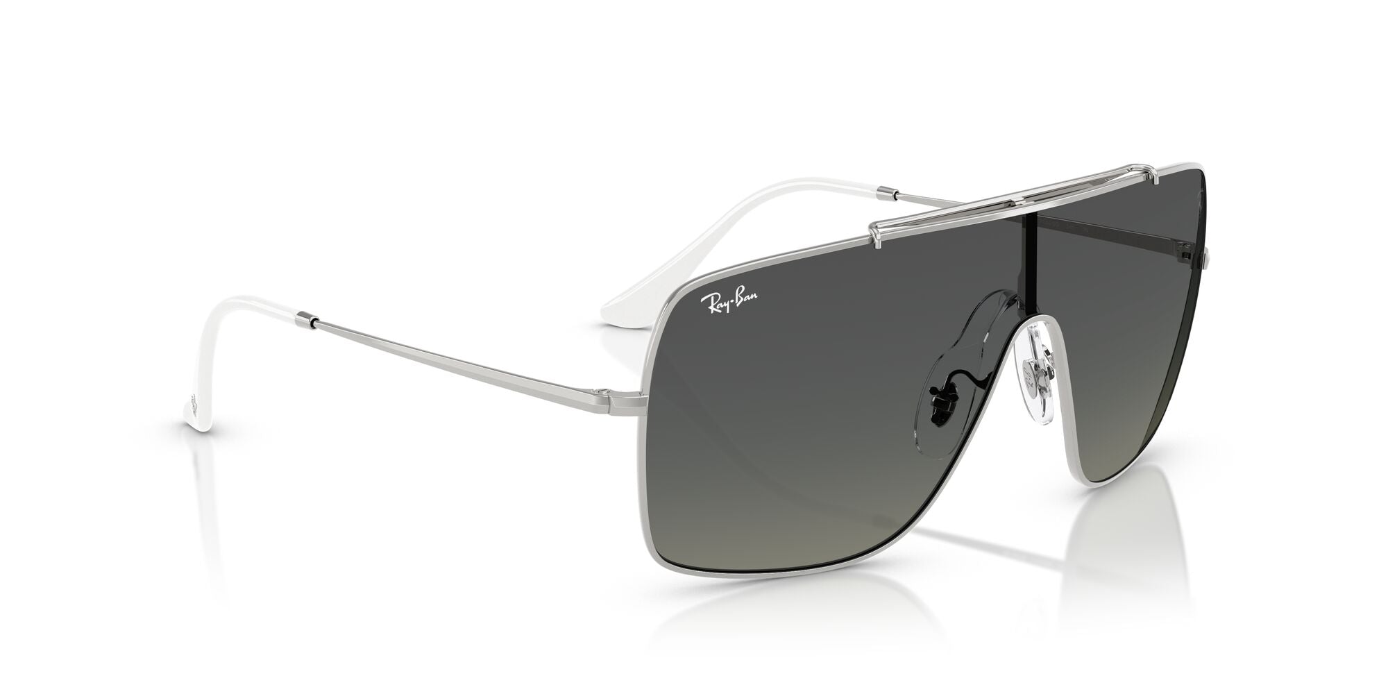 RB3697M F1048G silver/gradient grey lens