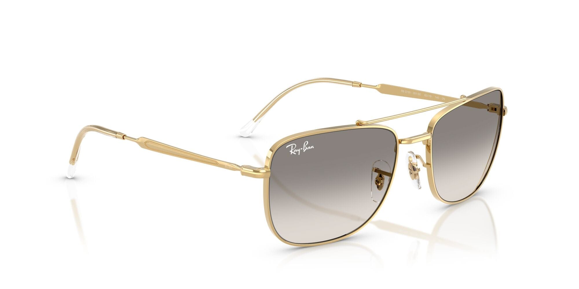 RB3755 001/32 size 62 arista/clear gradient grey lens