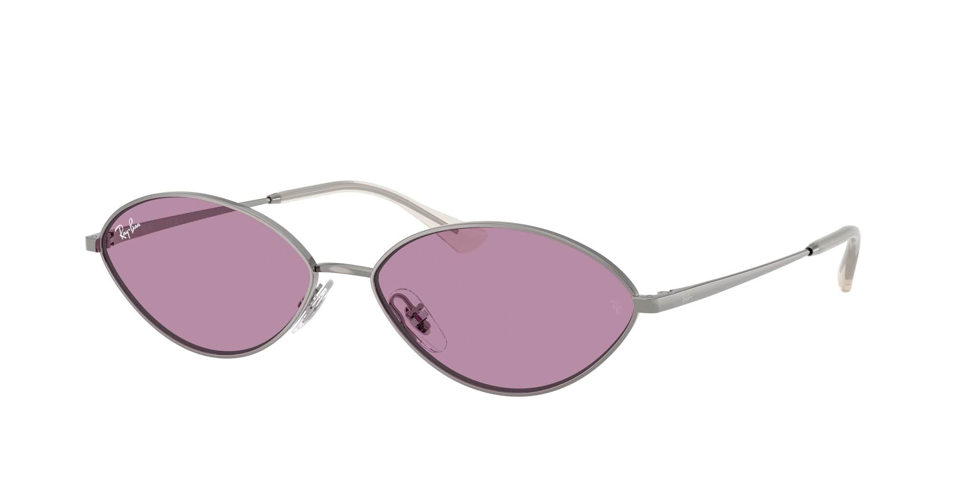 RB3757 004/69 (56) gunmetal with violet lens