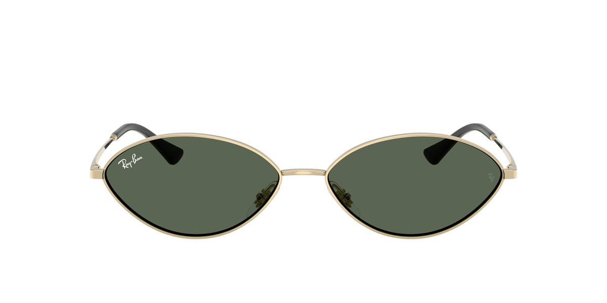 RB3757 921371 size 59 pale gold/dark green lens