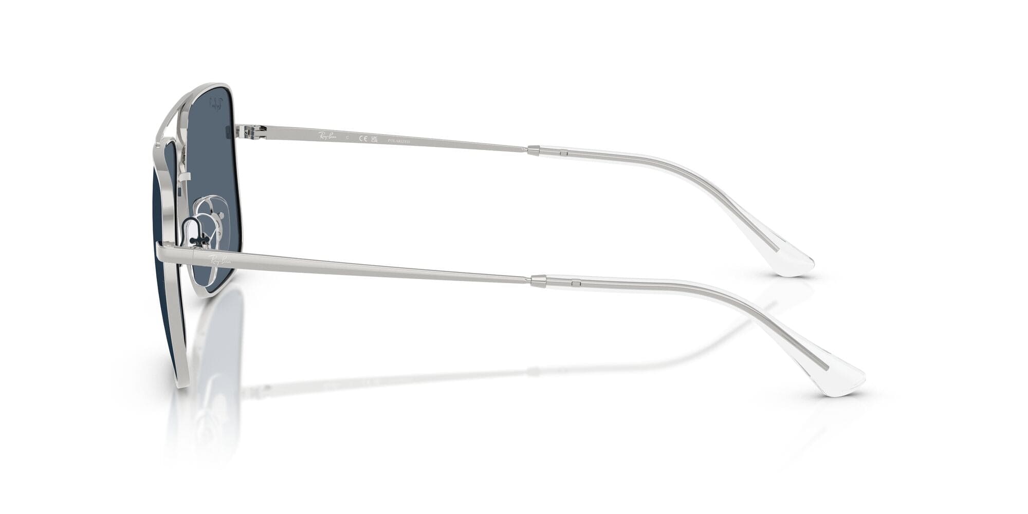 RB3758 003/2V (56) silver/ blue polarised lens