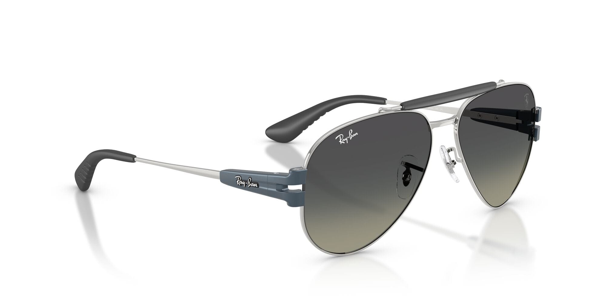 RB3762M F12311 (58) Ferrari silver/grey gradient lens