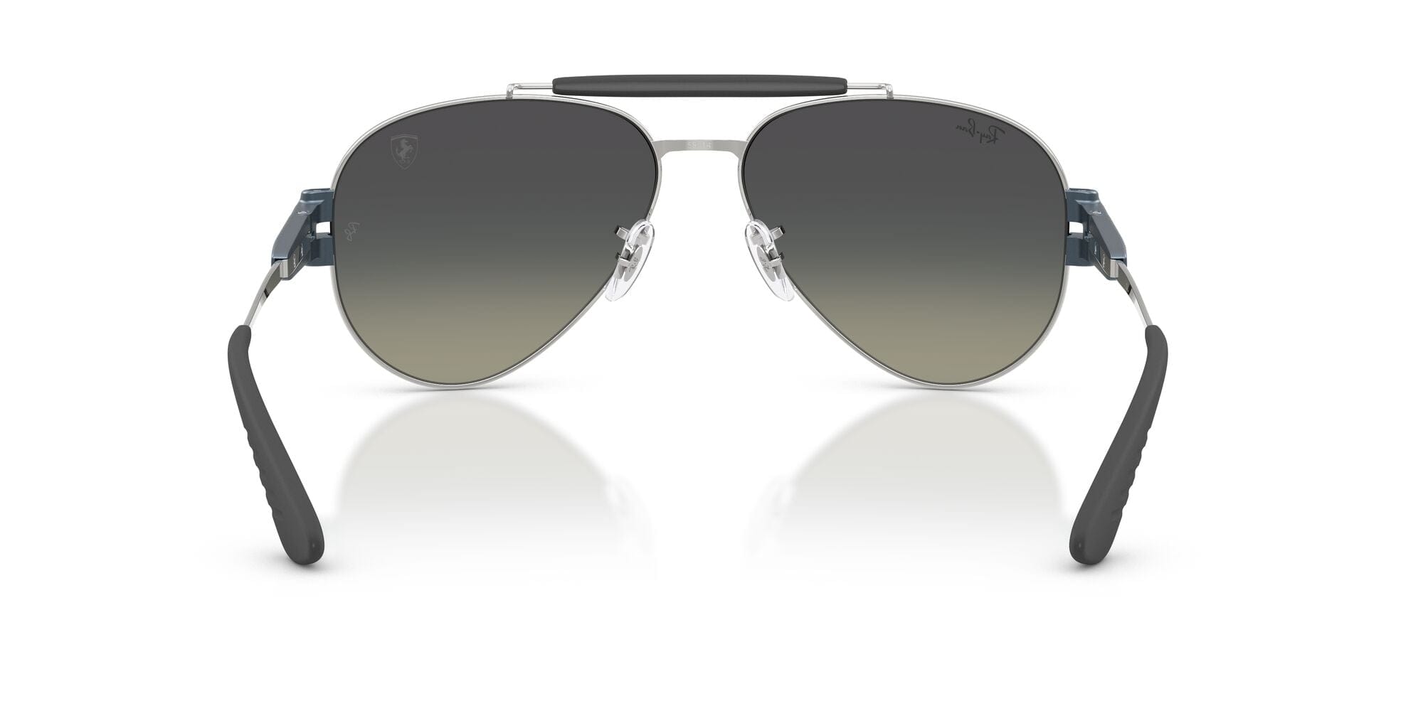 RB3762M F12311 (58) Ferrari silver/grey gradient lens