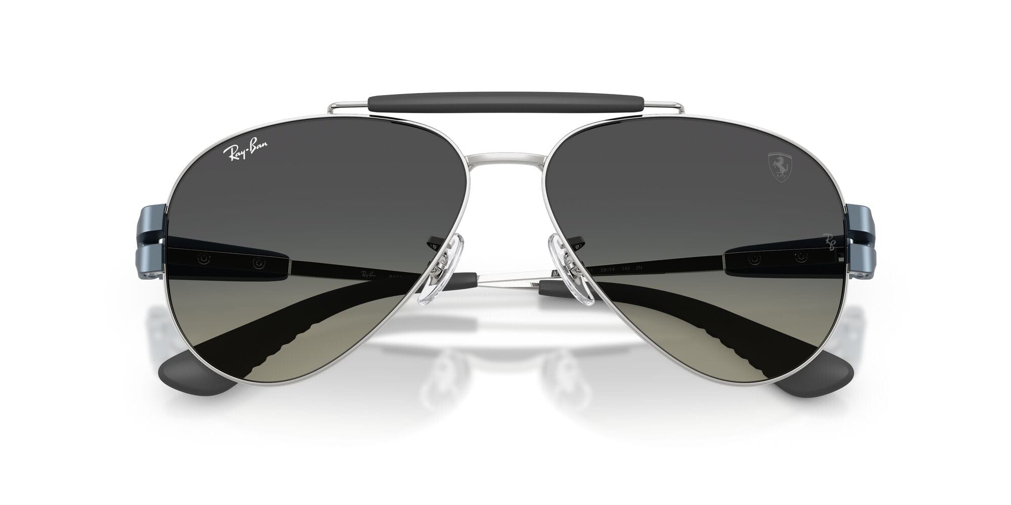 RB3762M F12311 (58) Ferrari silver/grey gradient lens