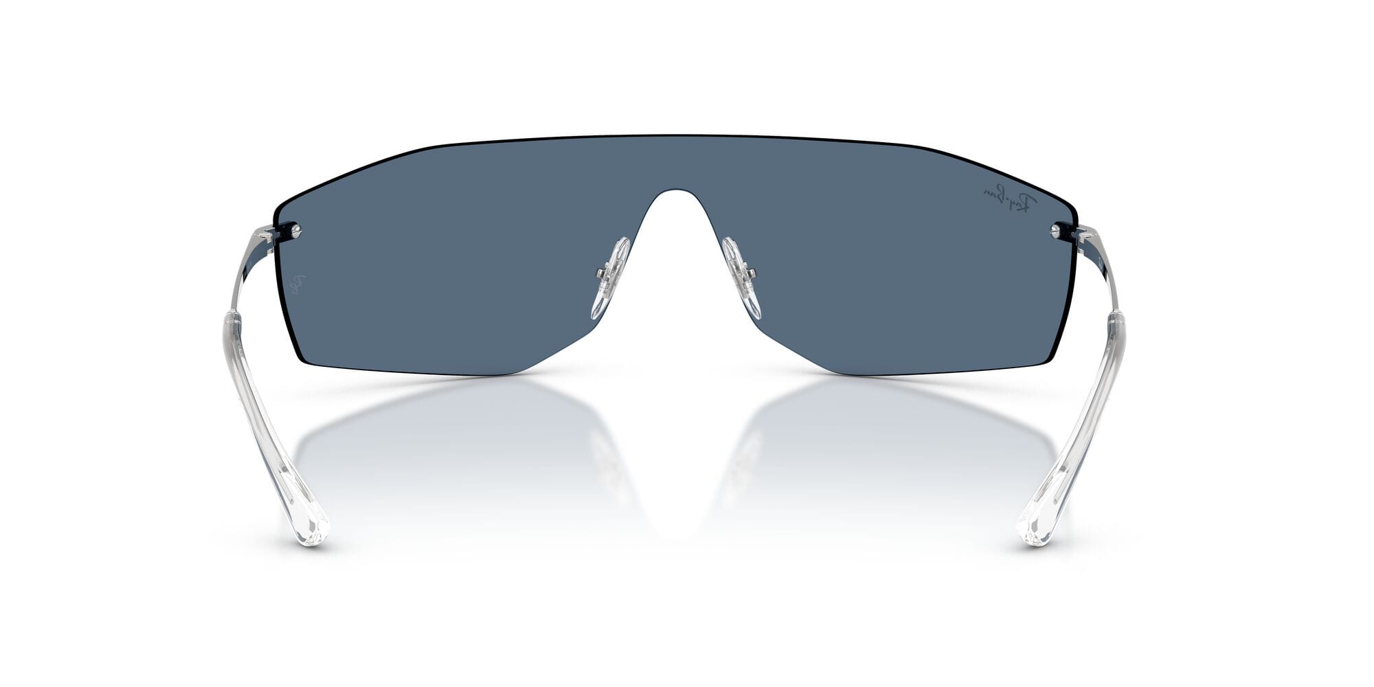 RB3781 003/80 silver/dark blue lens