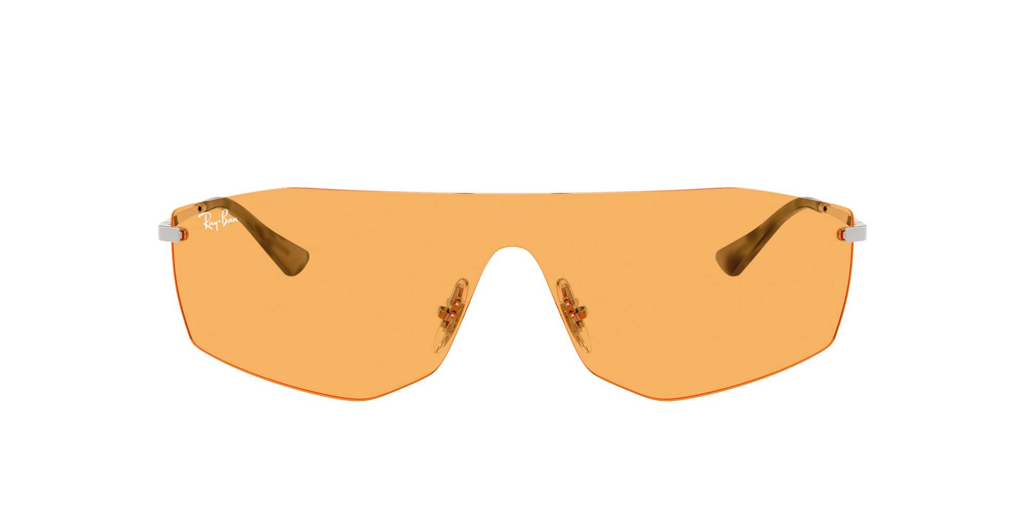 RB3781 003/85 silver/yellow lens
