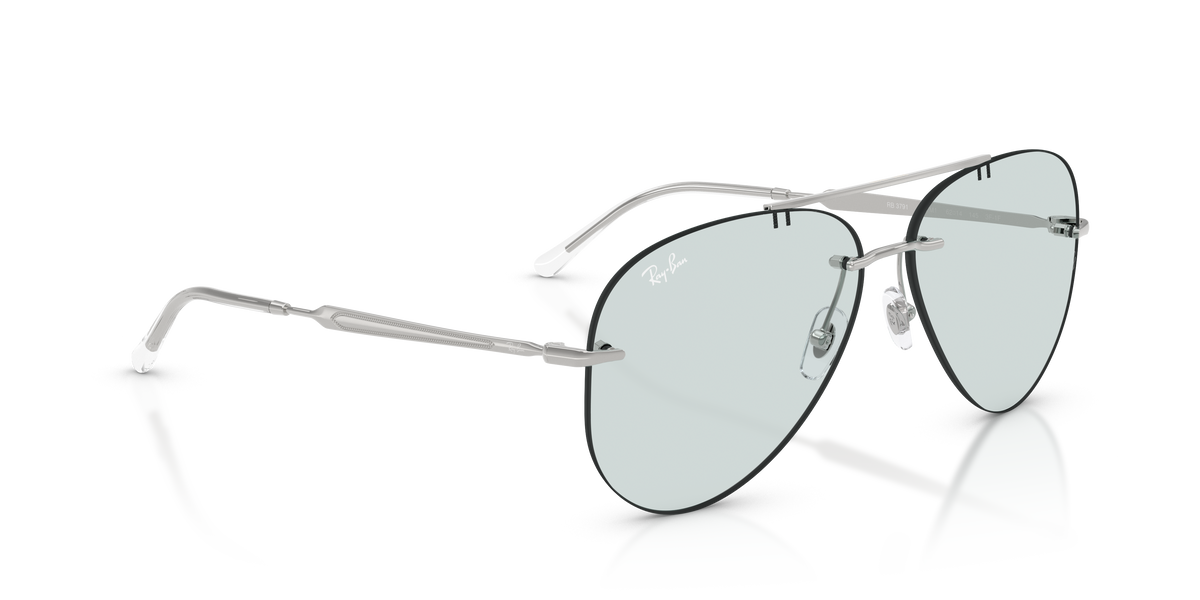 RB3791 003/M1 size 61 silver/photochromatic emerald lens