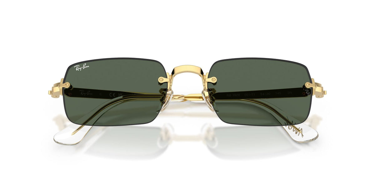 RB3928 001/7I ASAP Rocky gold/brown gradient mirror lens