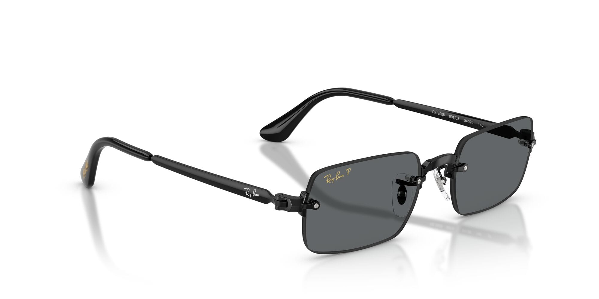 RB3928 002/81 ASAP Rocky black/dark grey polarised lens