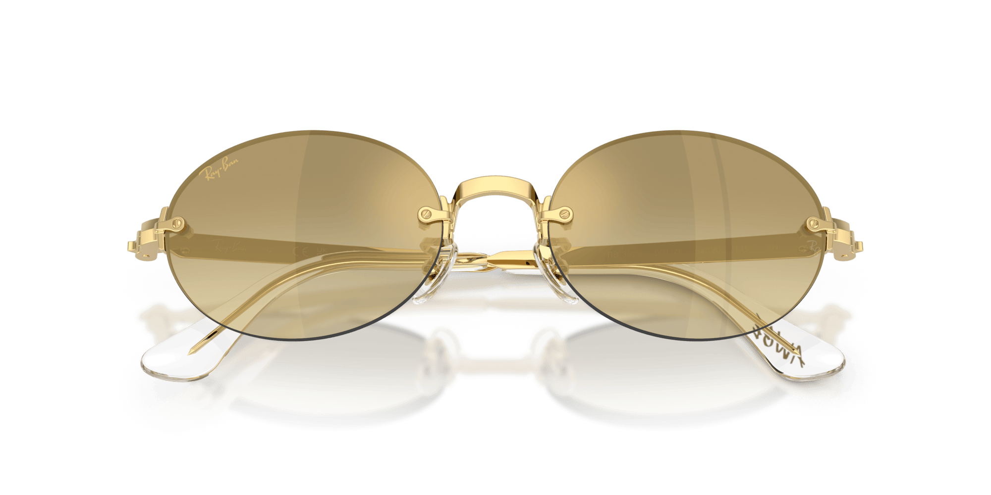 RB3929 001/7I ASAP Rocky gold/brown gradient mirror