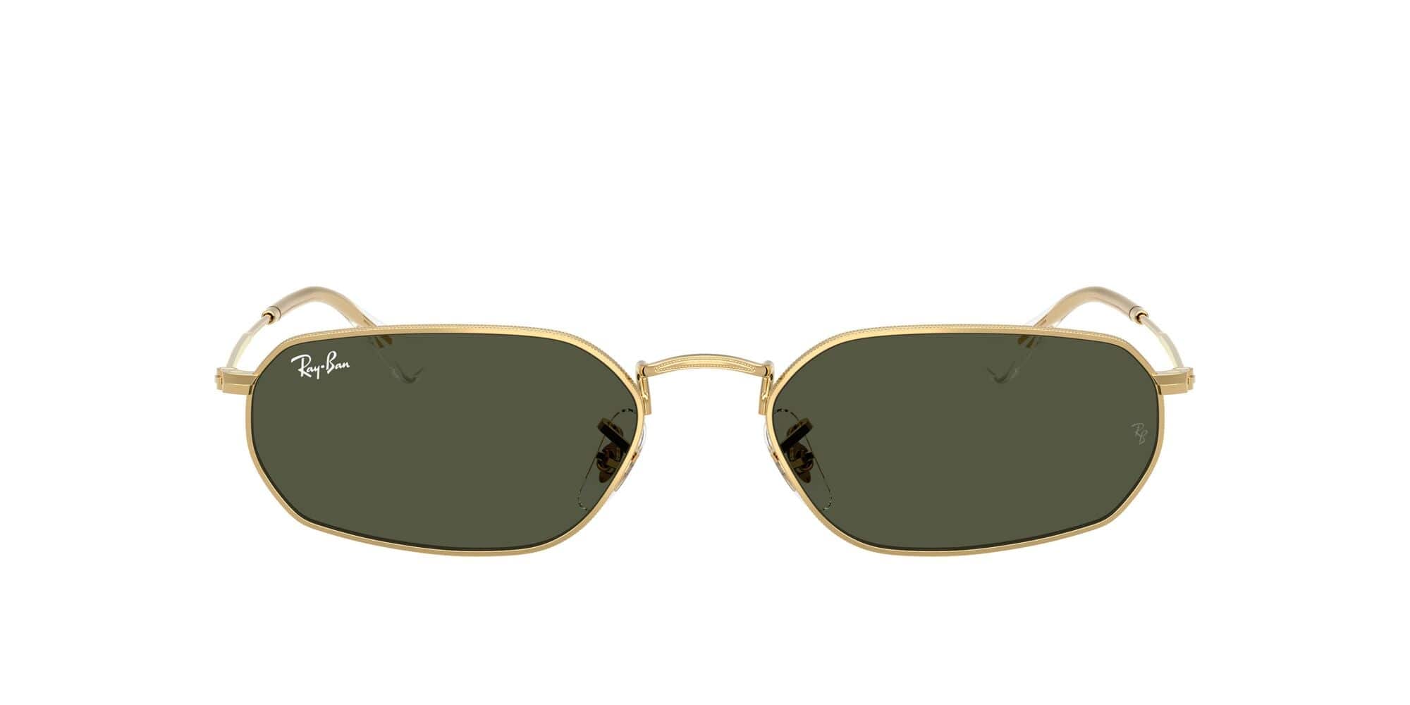 RB3947 001/31 size 54 gold/green lens