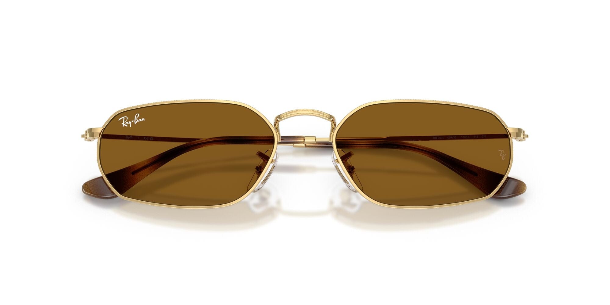 RB3947 001/33 size 54 gold/brown lens