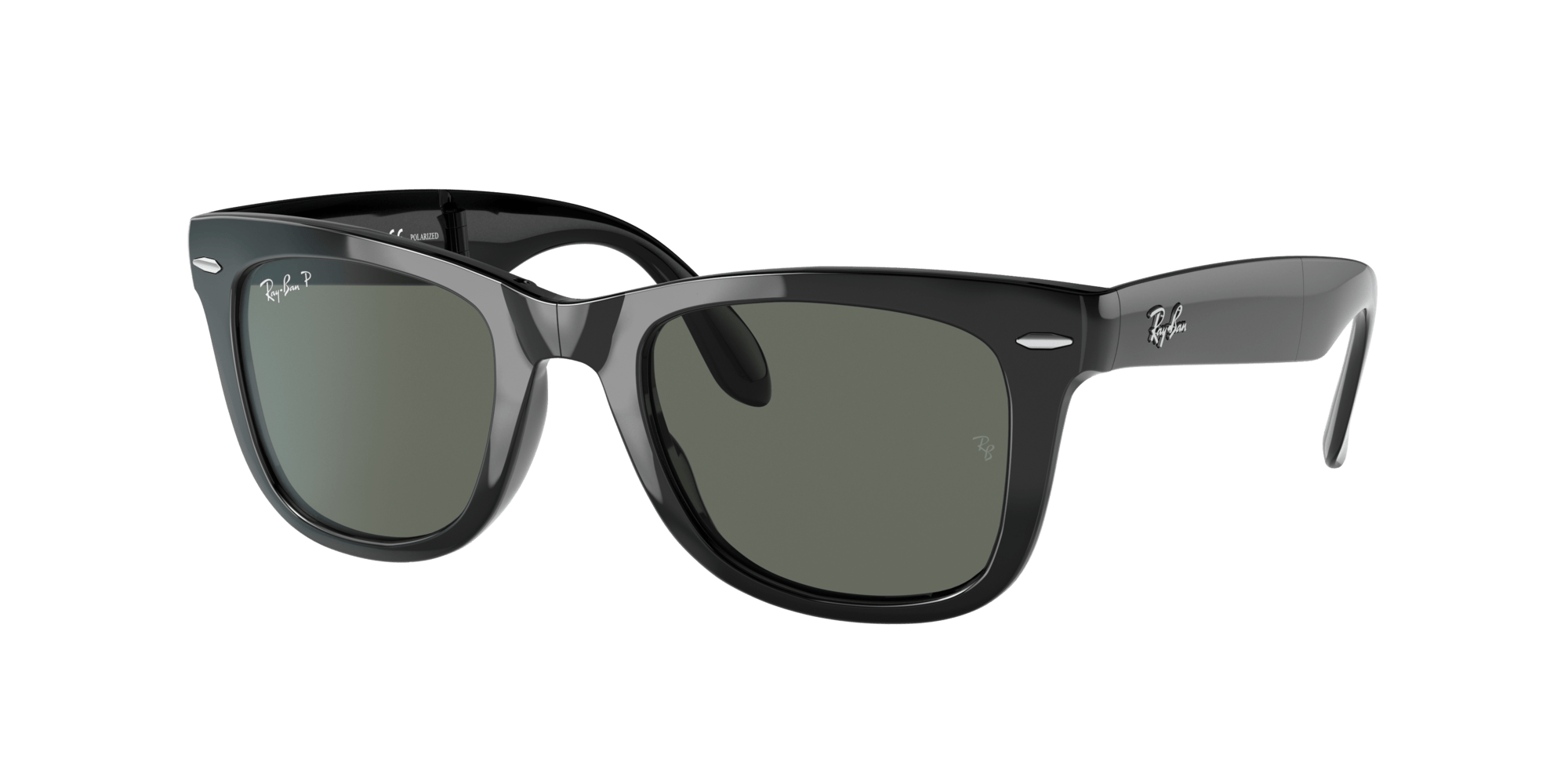 RB4105 601/58 size 50 black/G15 green polarised lens