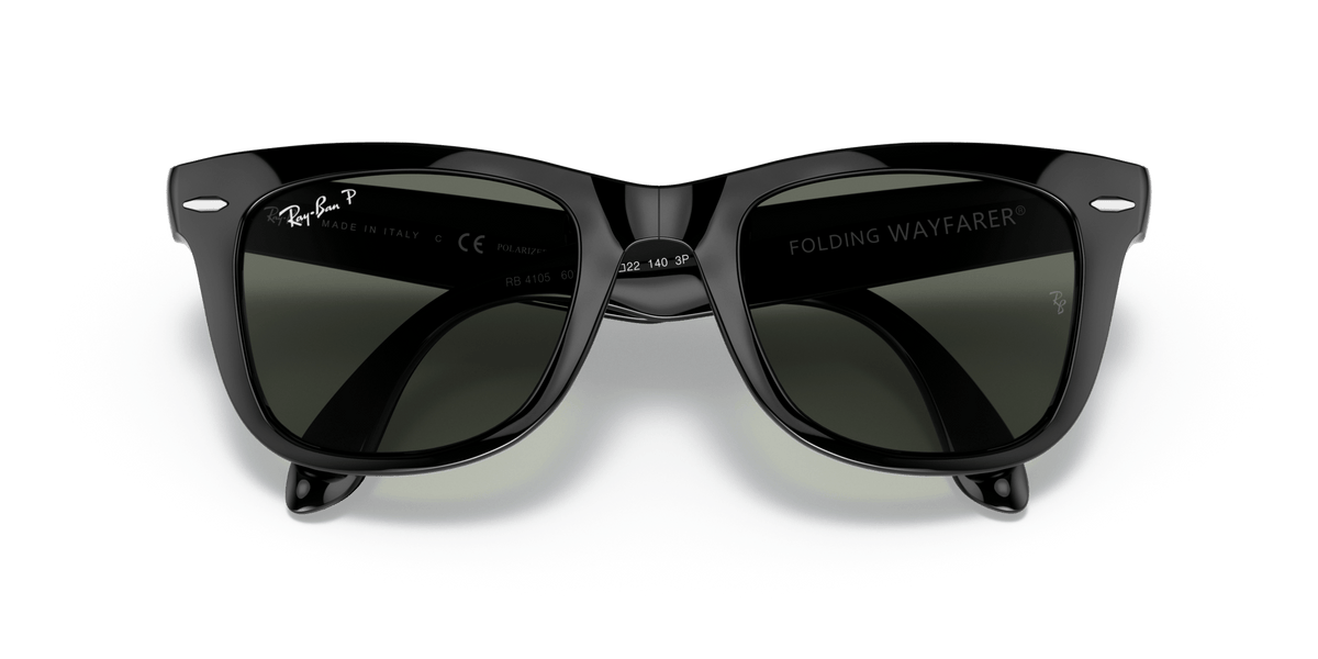 RB4105 601/58 size 50 black/G15 green polarised lens