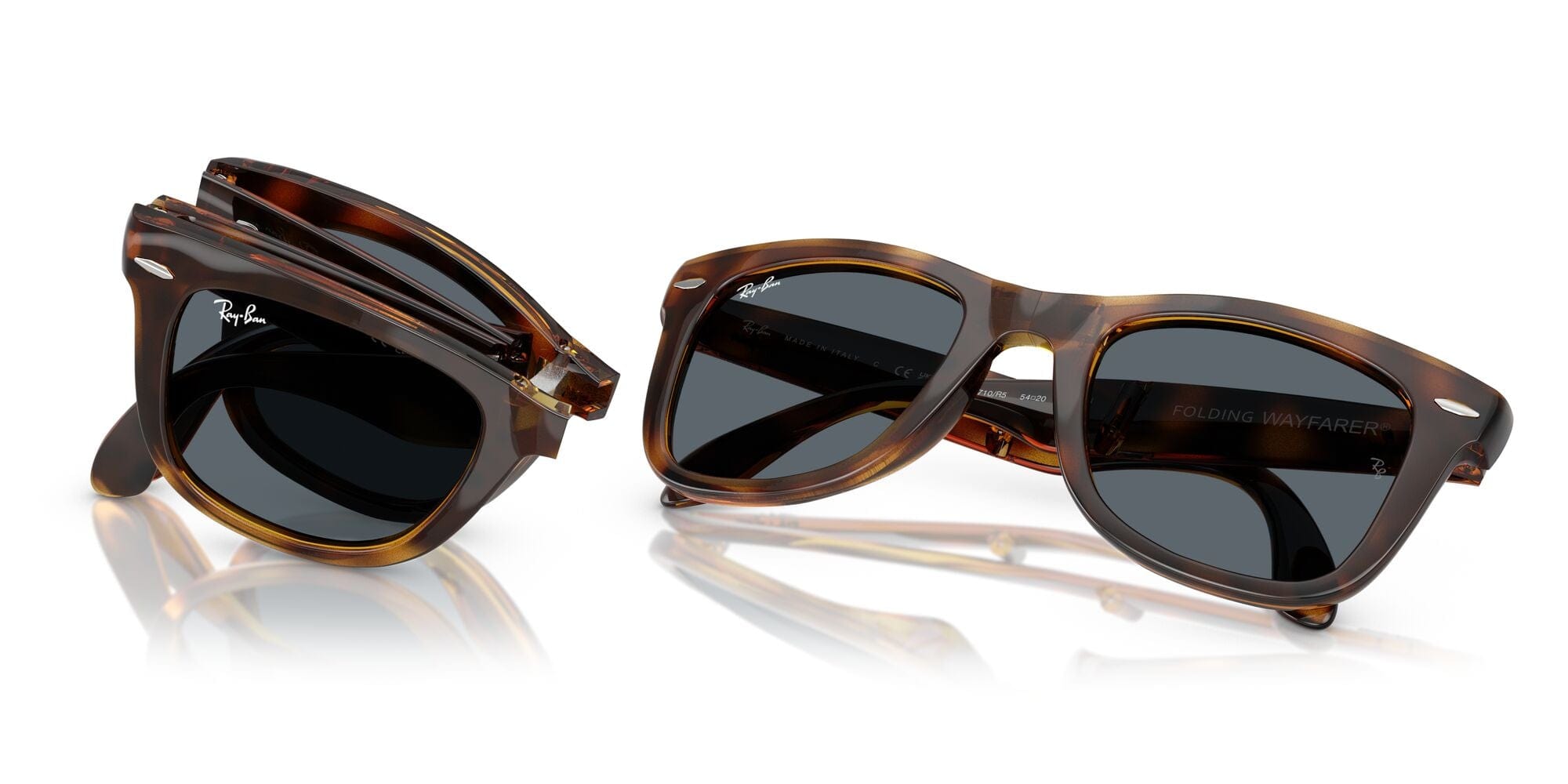 RB4105 710/R5 size 50 havana/ blue lens