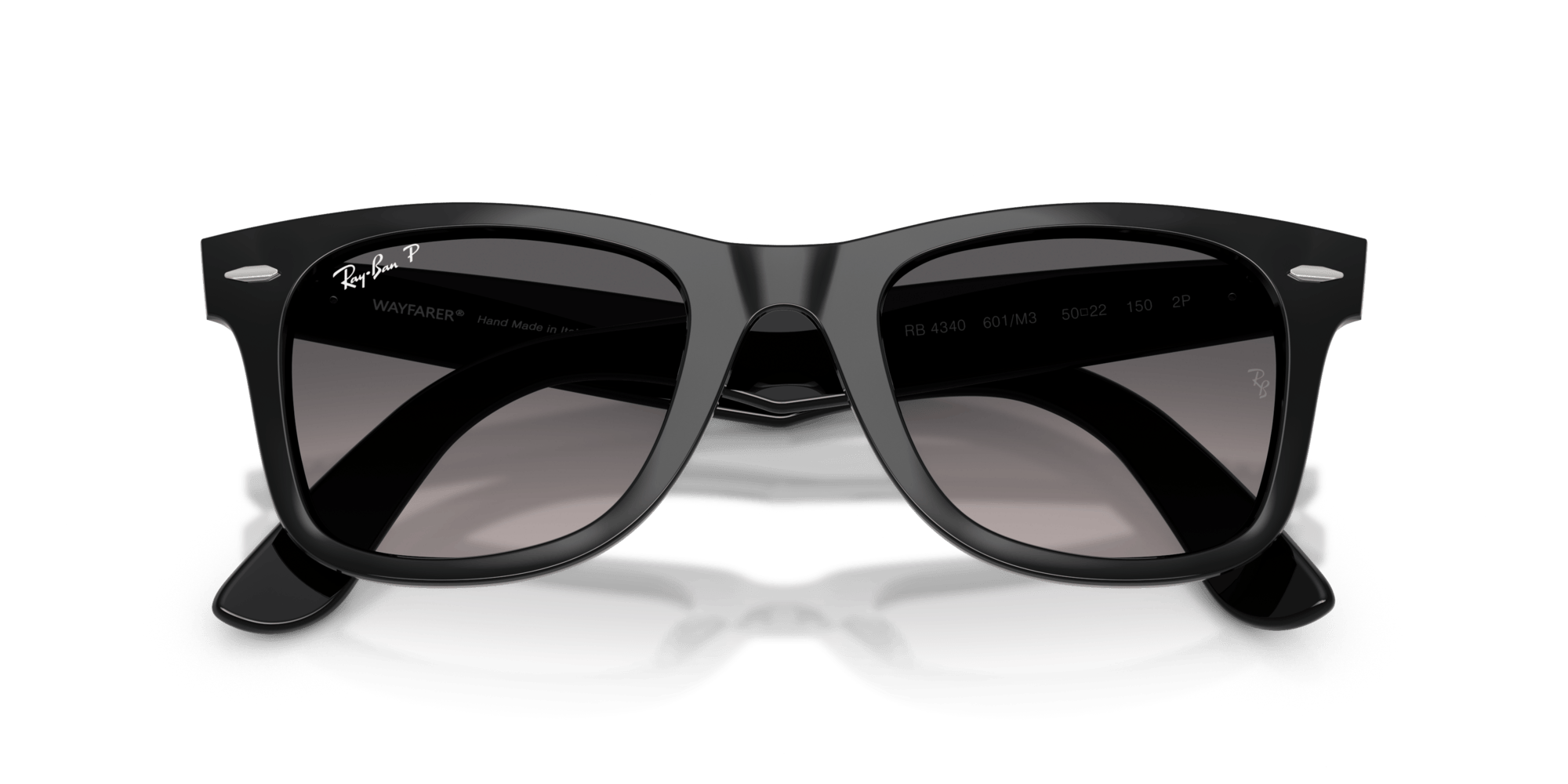 RB4340 601/M3 size 50 black/grey gradient polarised lens