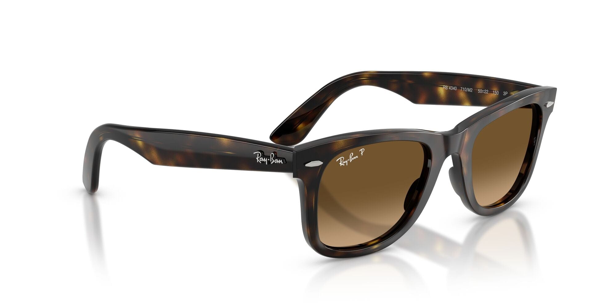 RB4340 710/M2 size 50 havana brown/gradient polarised lens