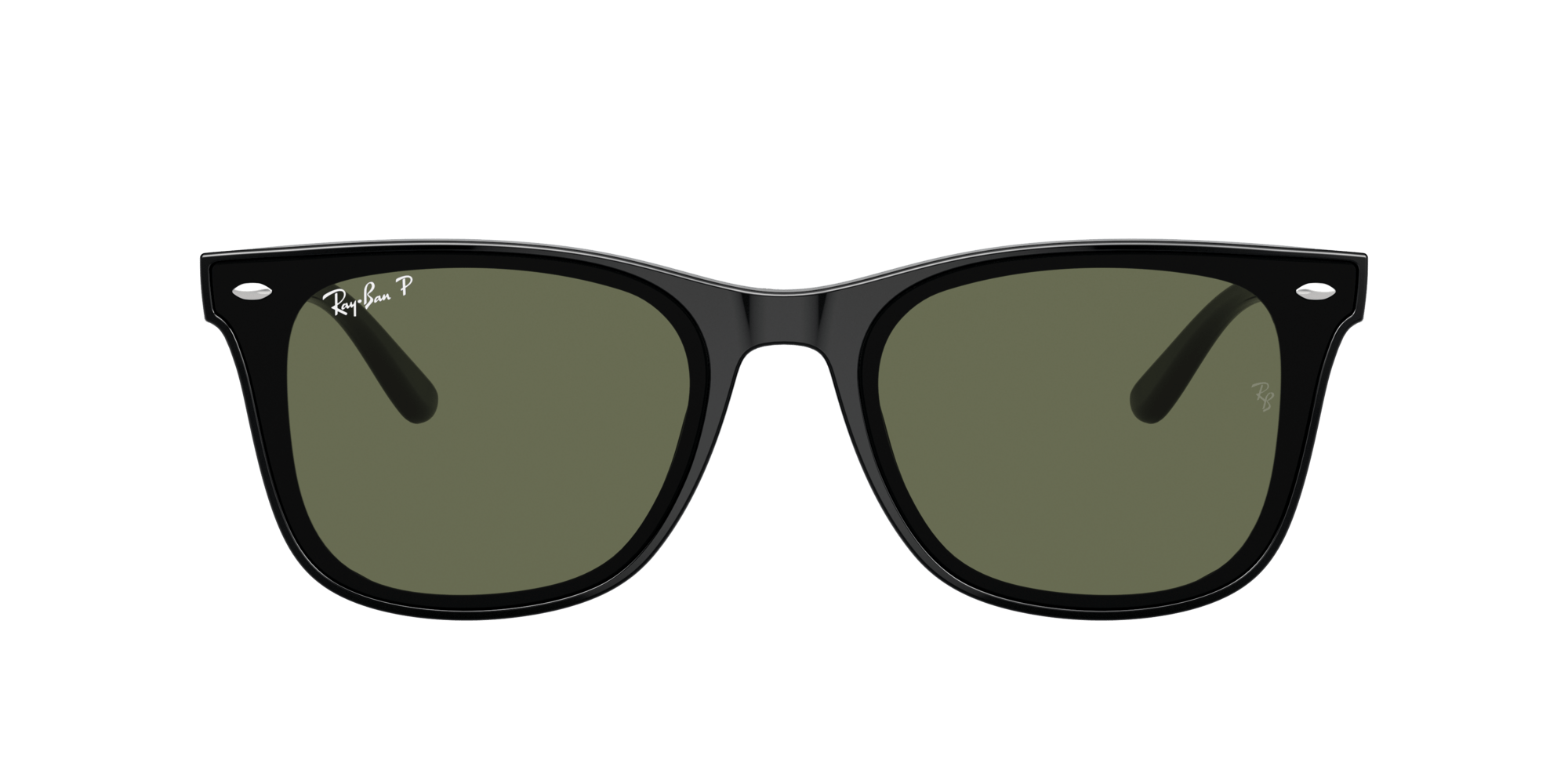 RB4420 601/9A black/dark green lens polarised lens