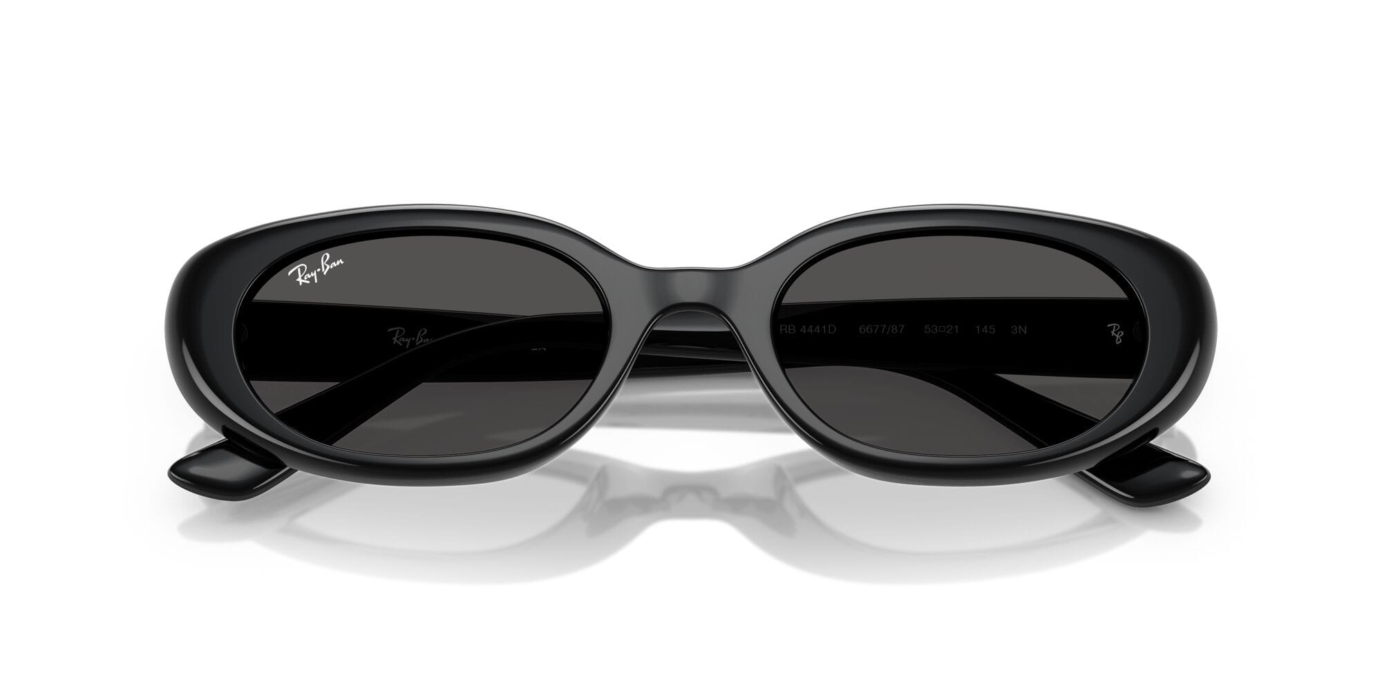 RB4441D 677787 transparent dark grey/dark grey lens