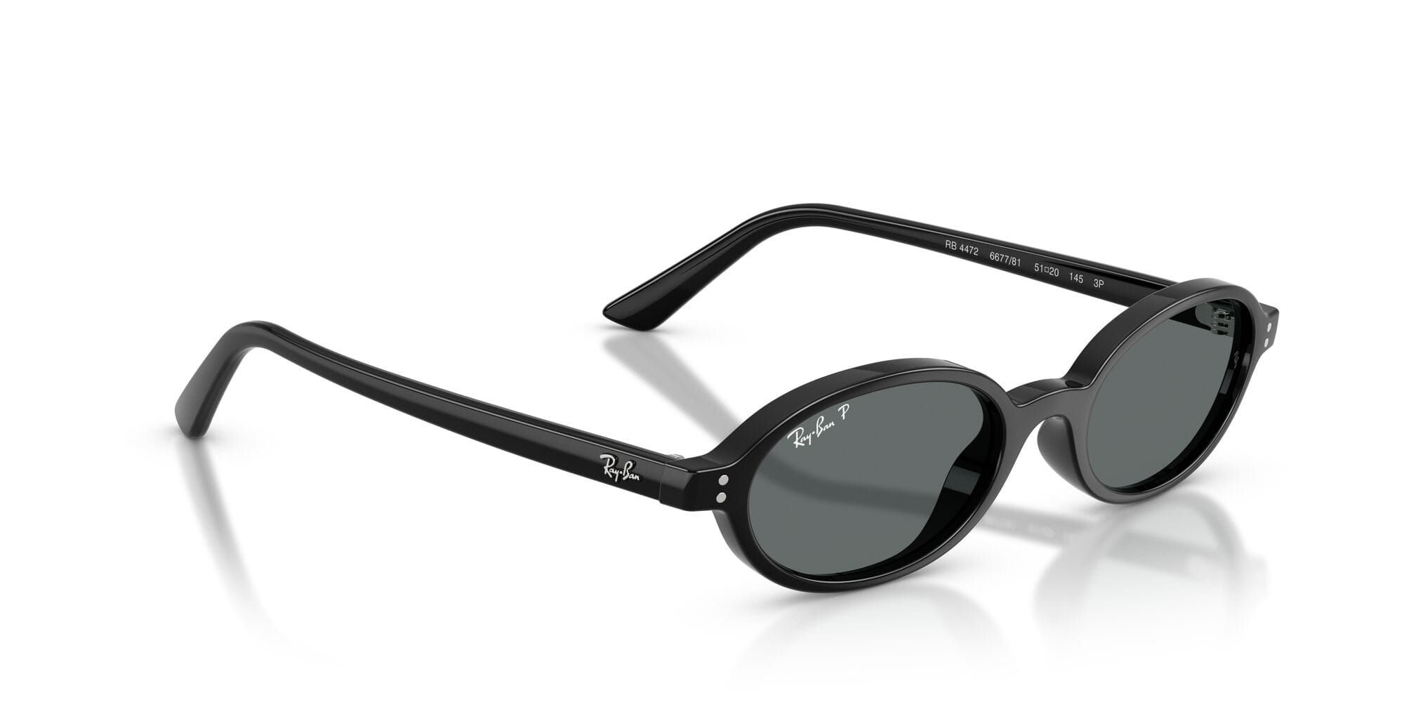 RB4472 667781 size 48 black/dark grey polarised lens