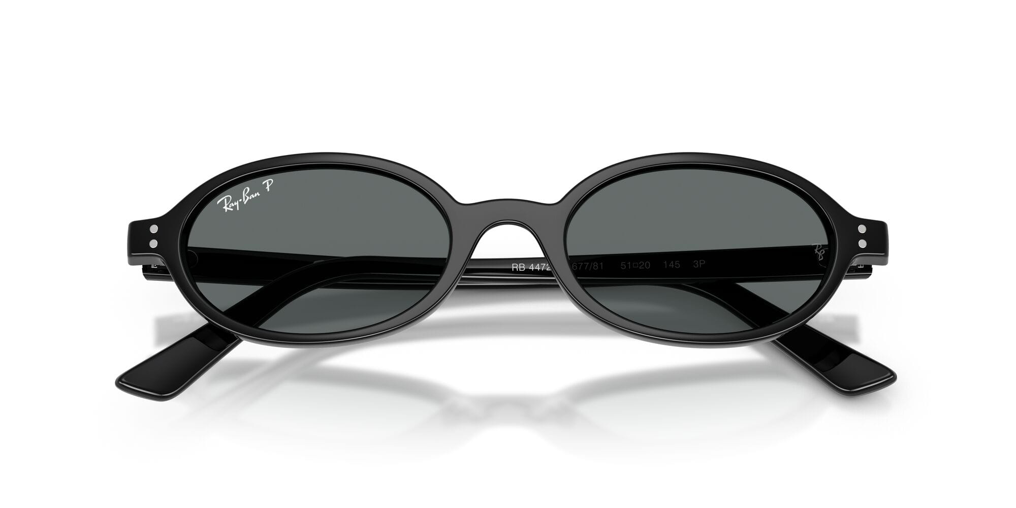 RB4472 667781 size 48 black/dark grey polarised lens