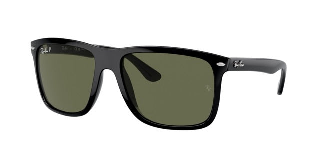 RB4547 601/58 Boyfriend Two size 57 black/green polarised lens sunglasses