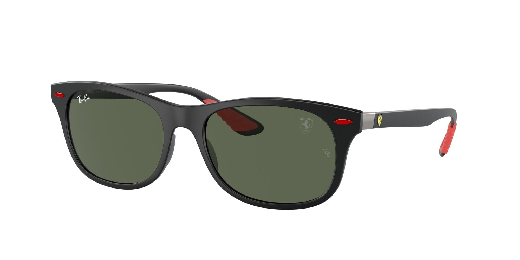 RB4607M F60271 Ferrari matte black/dark green lens