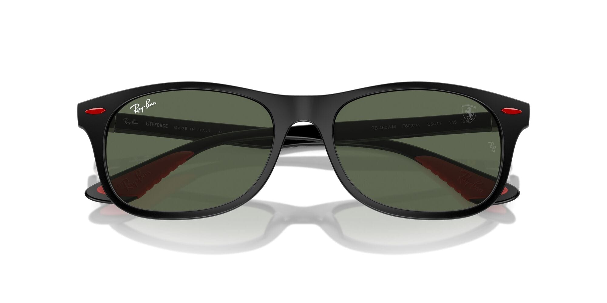 RB4607M F60271 Ferrari matte black/dark green lens