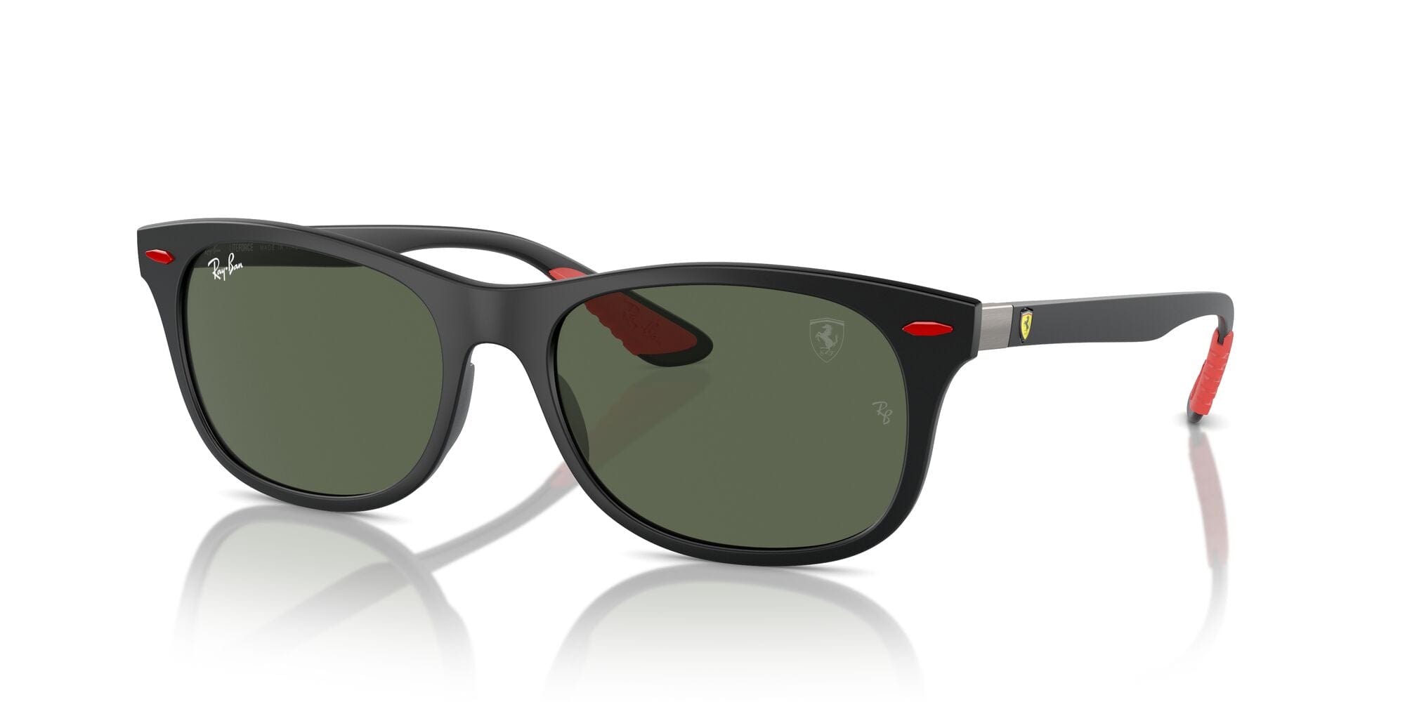 RB4607M F60271 Ferrari matte black/dark green lens