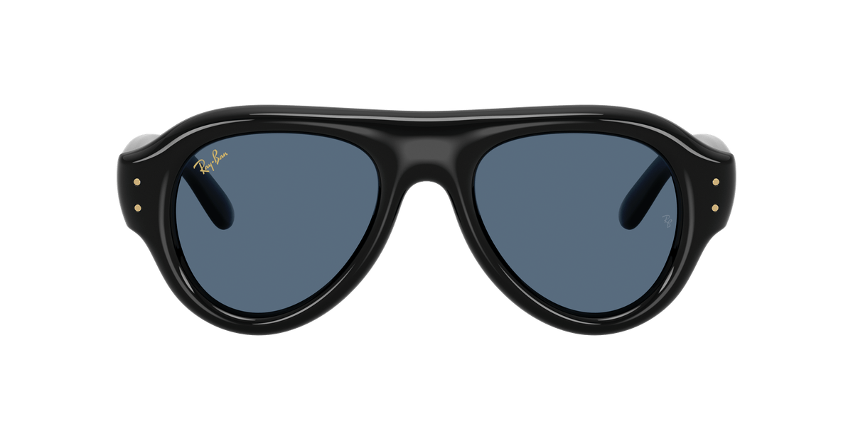 RB4925 601/80 ASAP rocky black/dark blue lens sunglasses