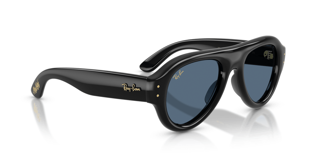 RB4925 601/80 ASAP rocky black/dark blue lens sunglasses