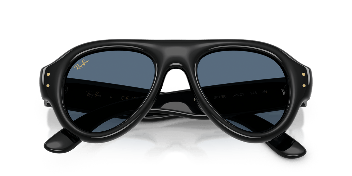 RB4925 601/80 ASAP rocky black/dark blue lens sunglasses