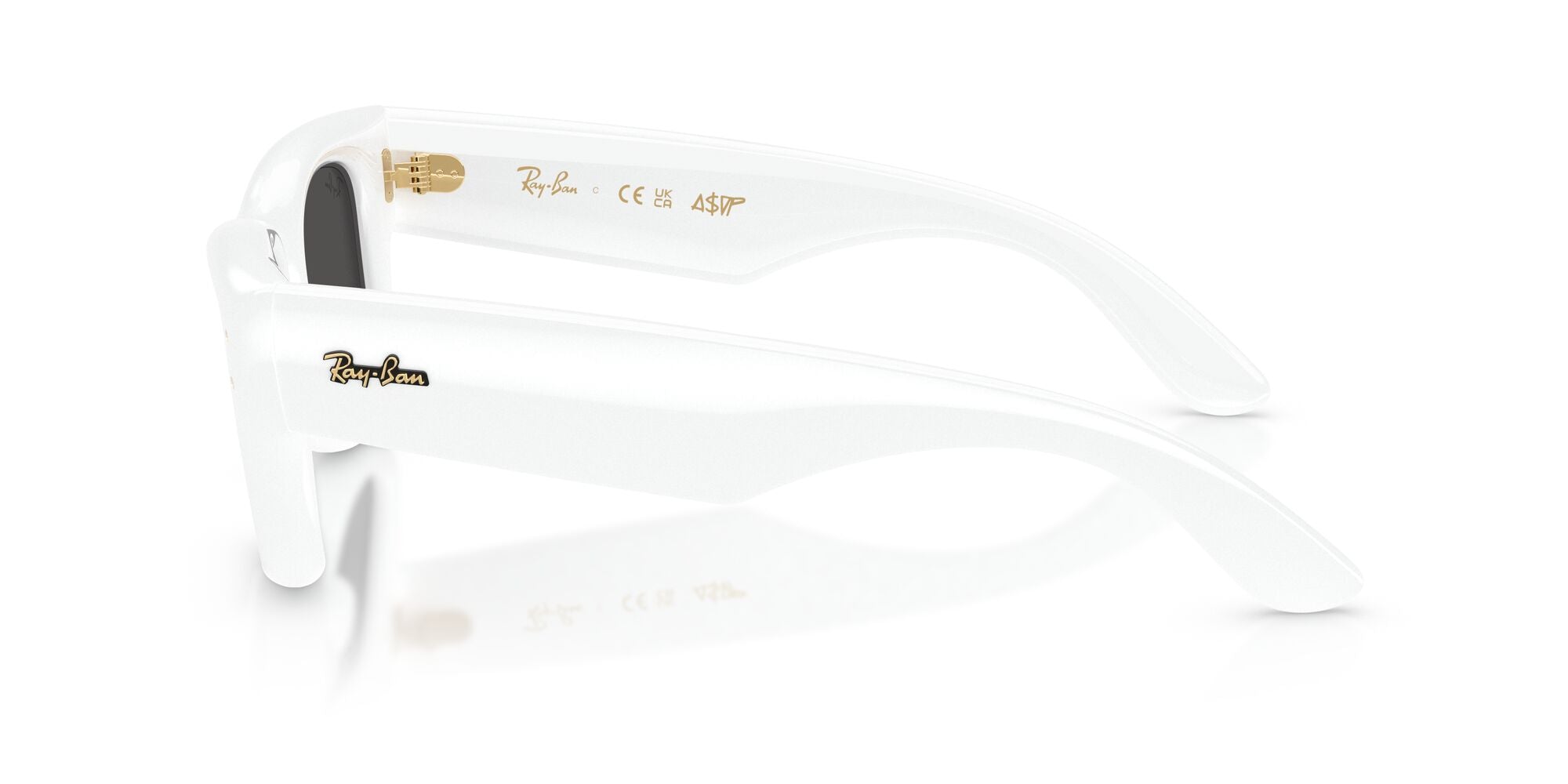 RB4940 671/87 size 47 Wayfarer Puffer white/ultra black lens