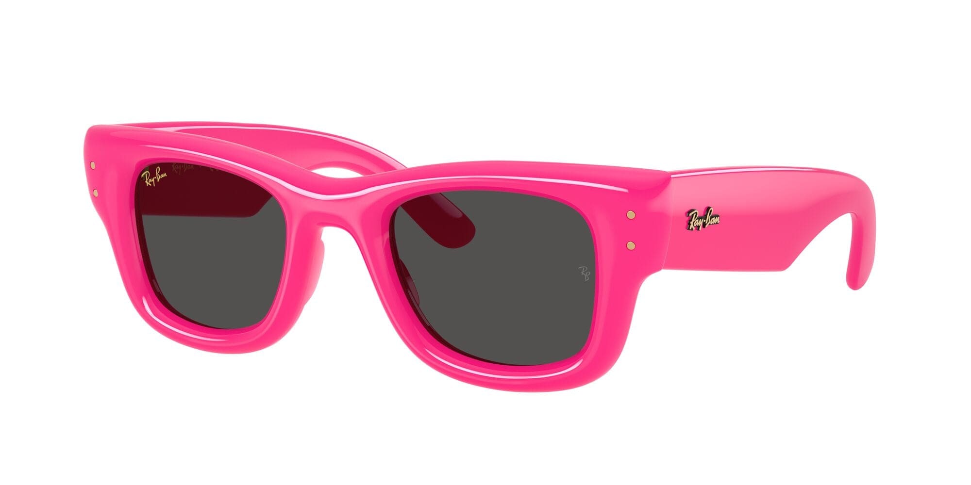 RB4940 683287 size 47 Wayfarer Puffer fuchsia/ultra black lens