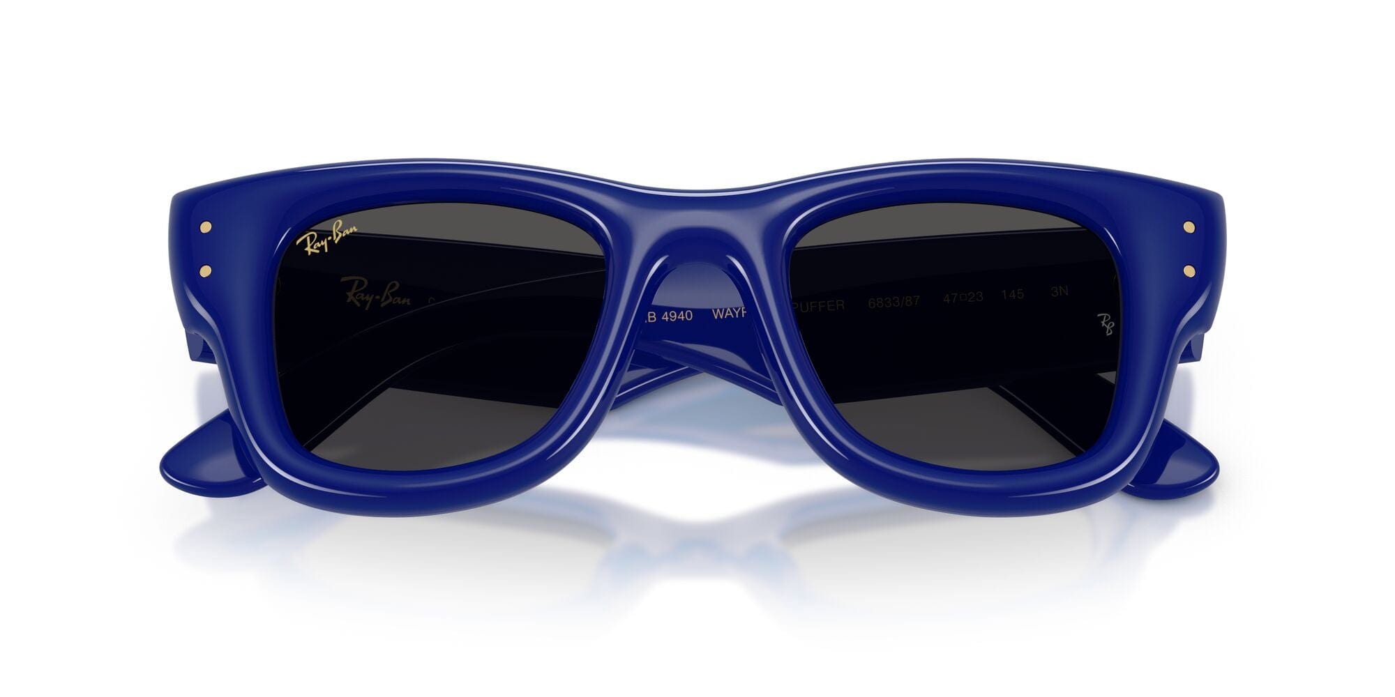 RB4940 683387 size 47 Wayfarer Puffer blue/ultra black lens
