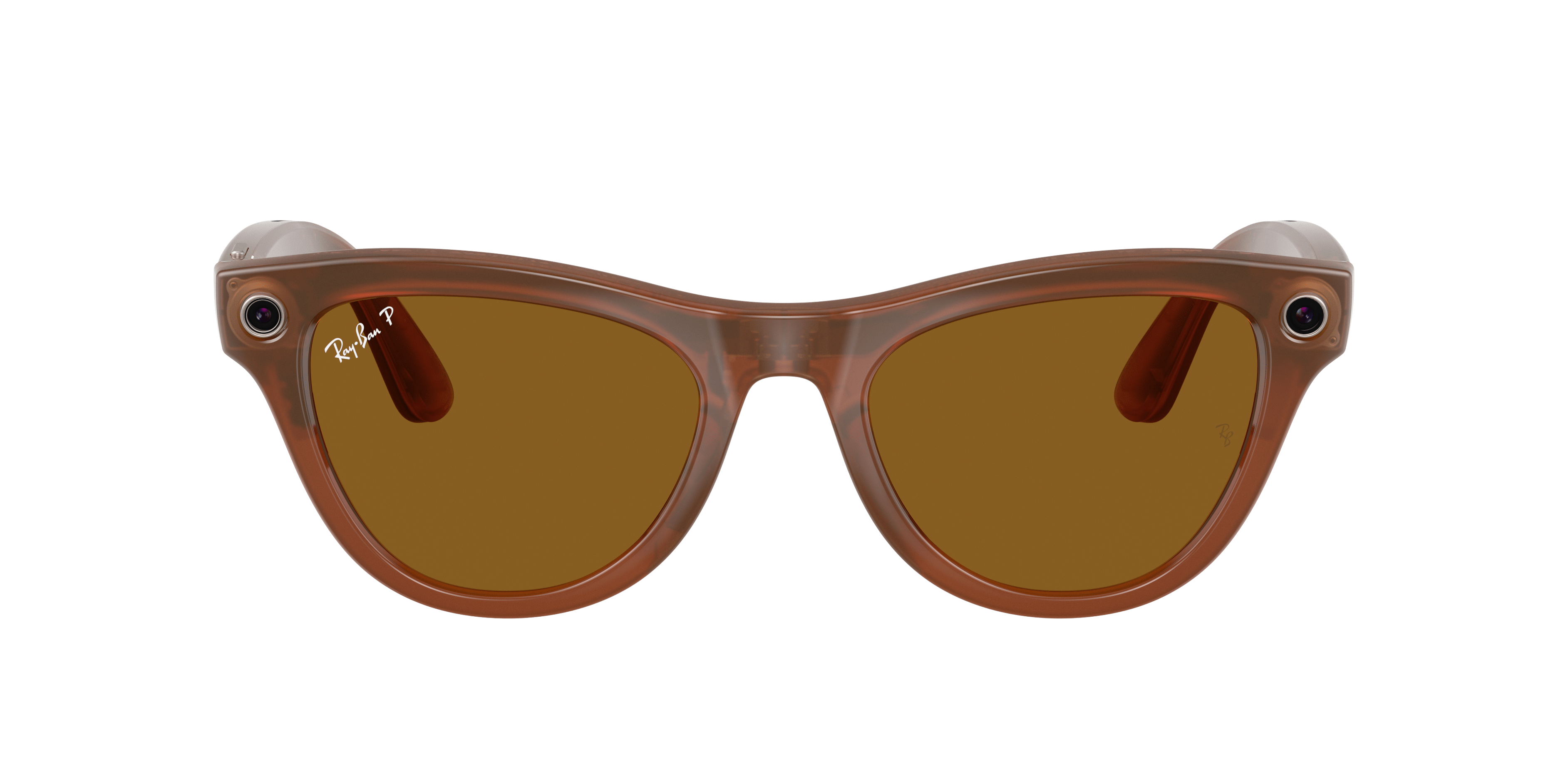 Meta smart glasses RW4010 670683 (52) Skyler caramel brown polarised lens